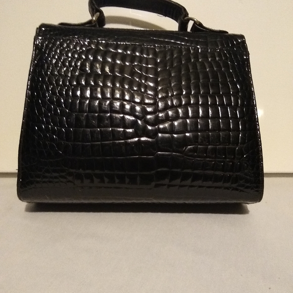 Black Vinyl Purse - Picture 2 of 2